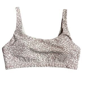 Vuori Sports Bra Women’s Size L Cheetah Print